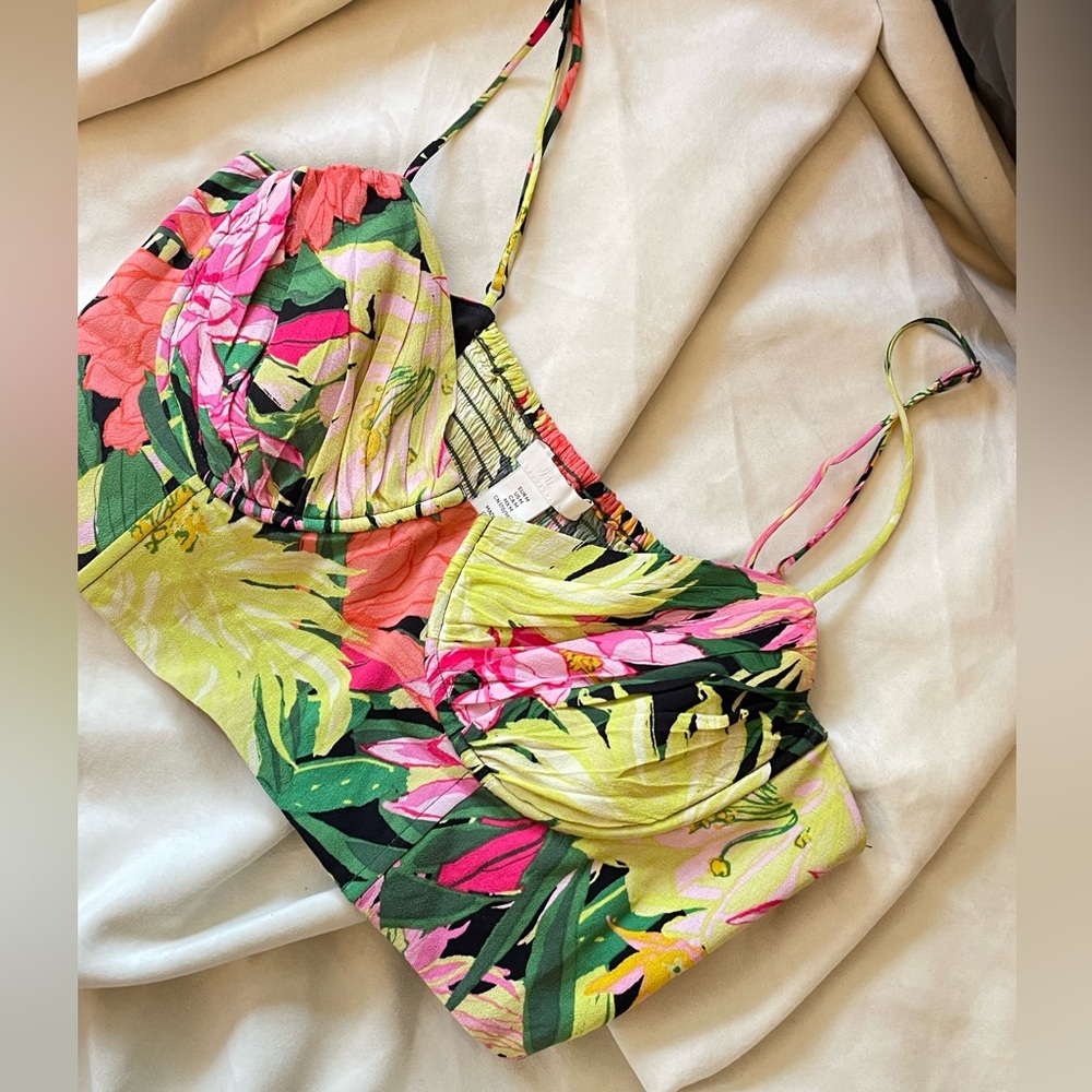 H&M Floral Chiffon Top - Picture 2 of 4